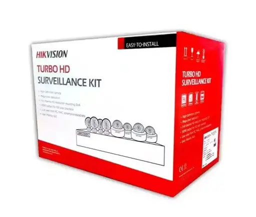 [DS-J142I/7208HQHI-K1+8 CAM] Kit de 8 caméras analogiques DS-J142I/7208HQHI-K1+8 CAM