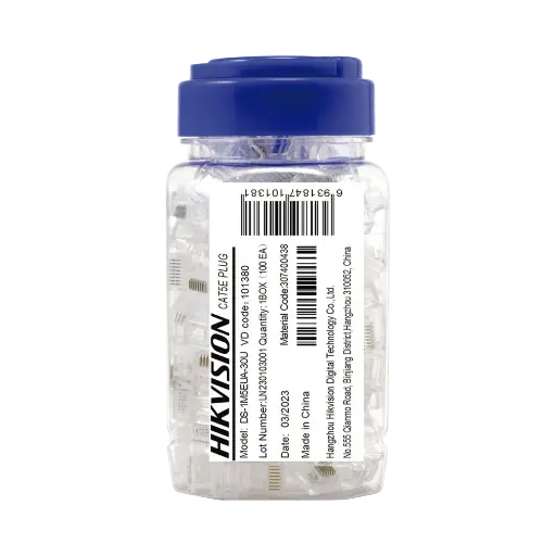 [DS-1M6UA-15U] Boîte connecteurs RJ45 100 pcs DS-1M6UA-15U